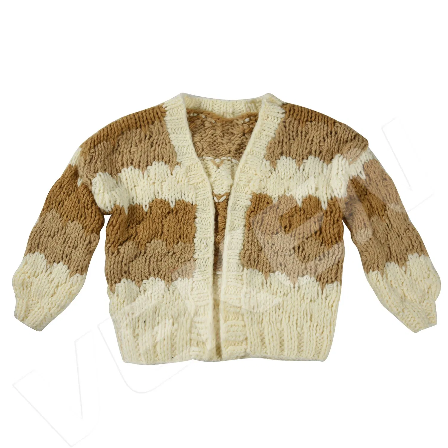 Hand Made 100% Acrylic Crochet Warm Softer Women Cardigan Sweater