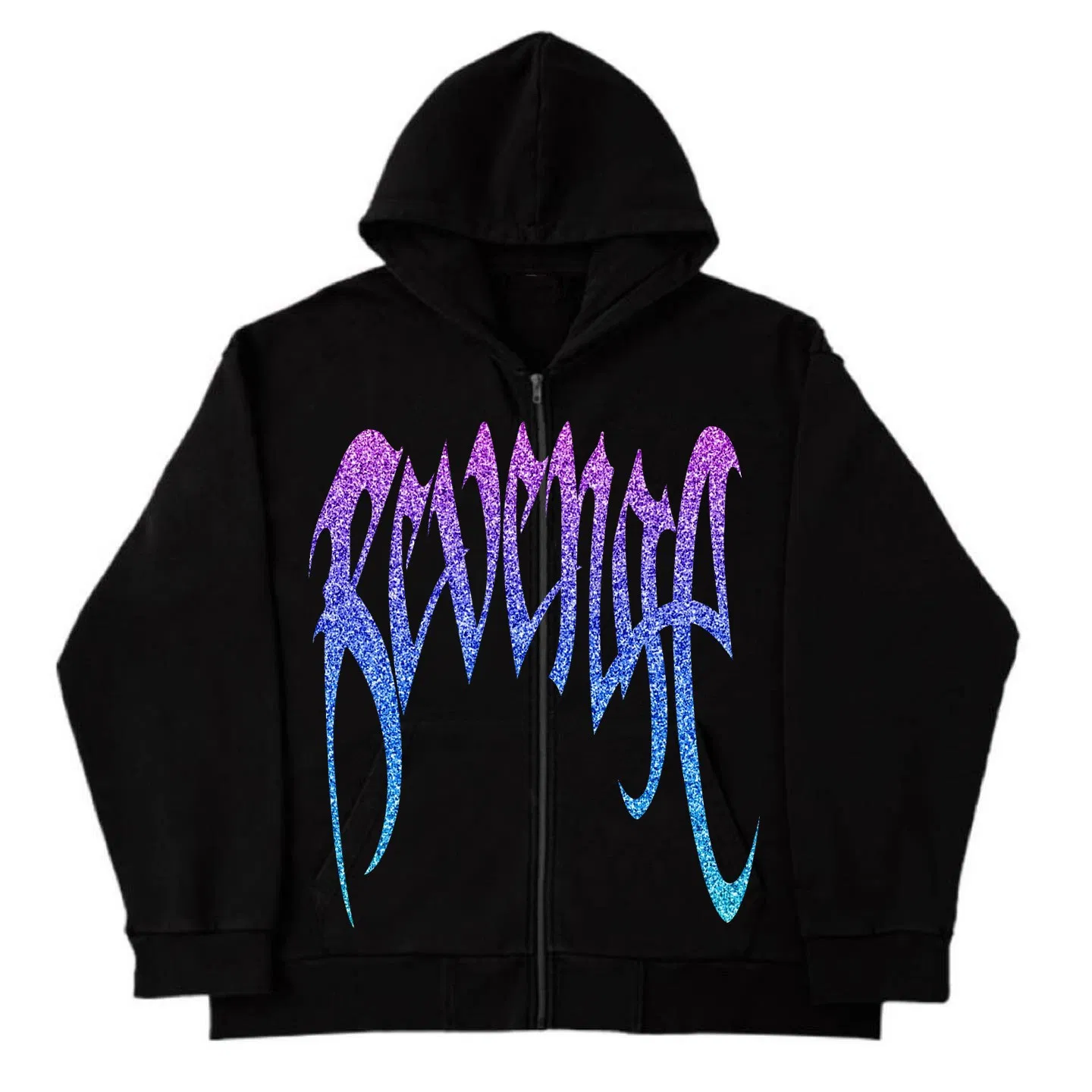 Wholesale Garment Manufacturer Oversize Printed Hoodie Men&prime;s Zippered Hoodie