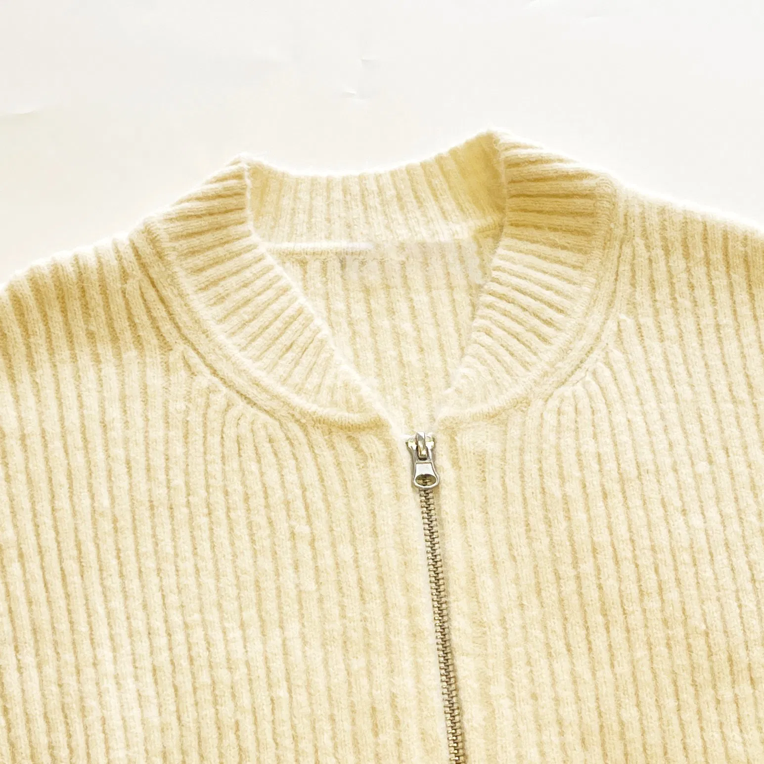 Modern Cropped Cardigan Sweater Women High Waist Pairing Cardigans