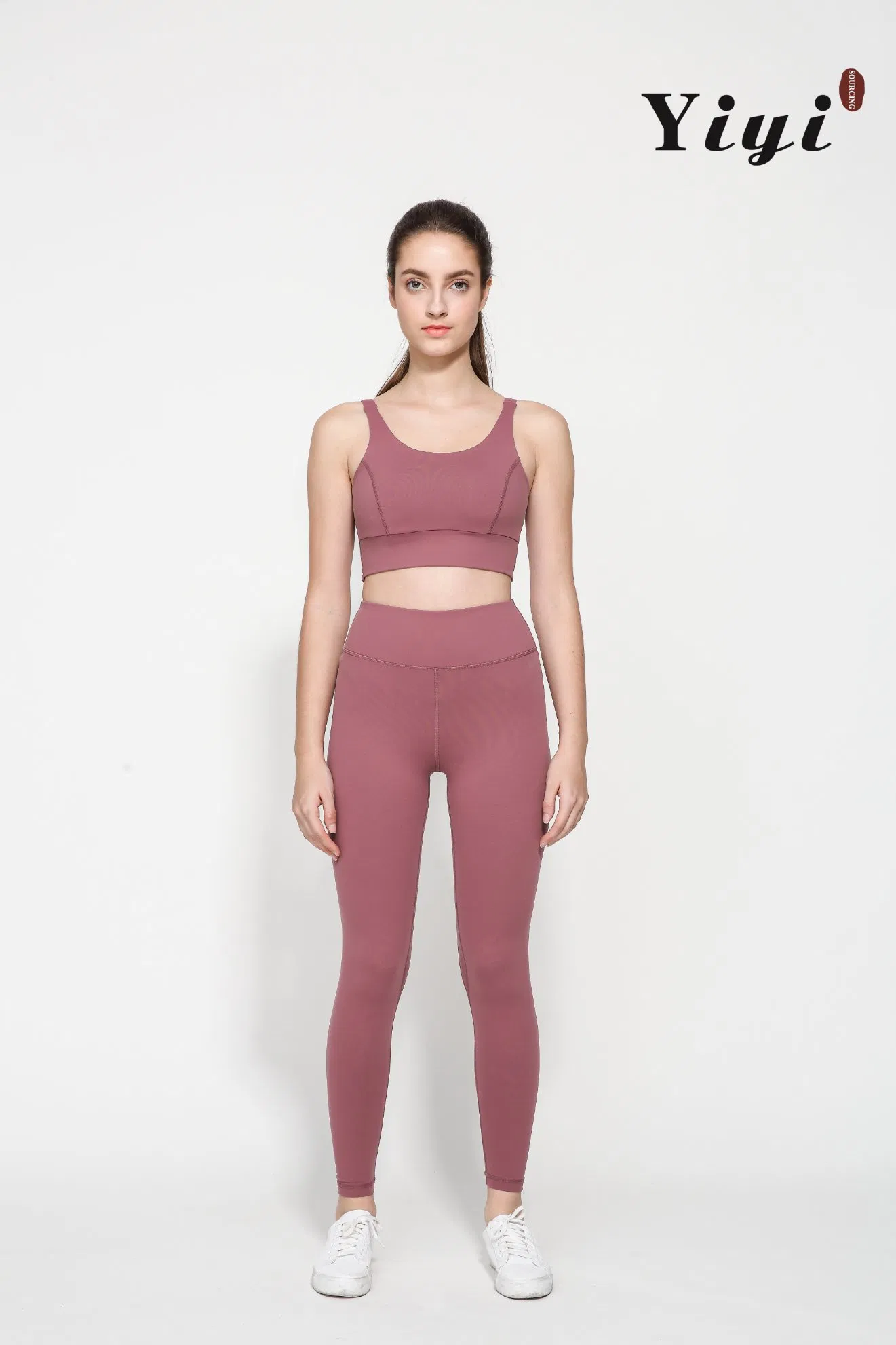 Yoga Sport Setwear Sustainable Quick Dry 73%Nylon 27% Spandex Womens Tracksuits Sports Wear Sportwear