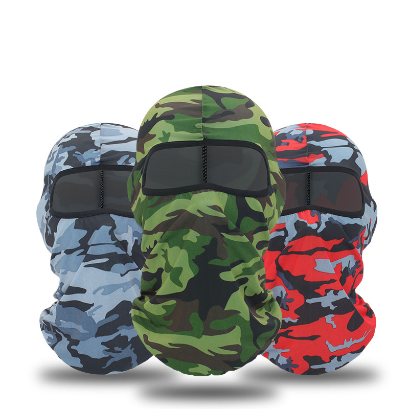 Factory Comfortable Windproof One Holes Camouflage Ski Face Mask Fashion Hats Balaclava