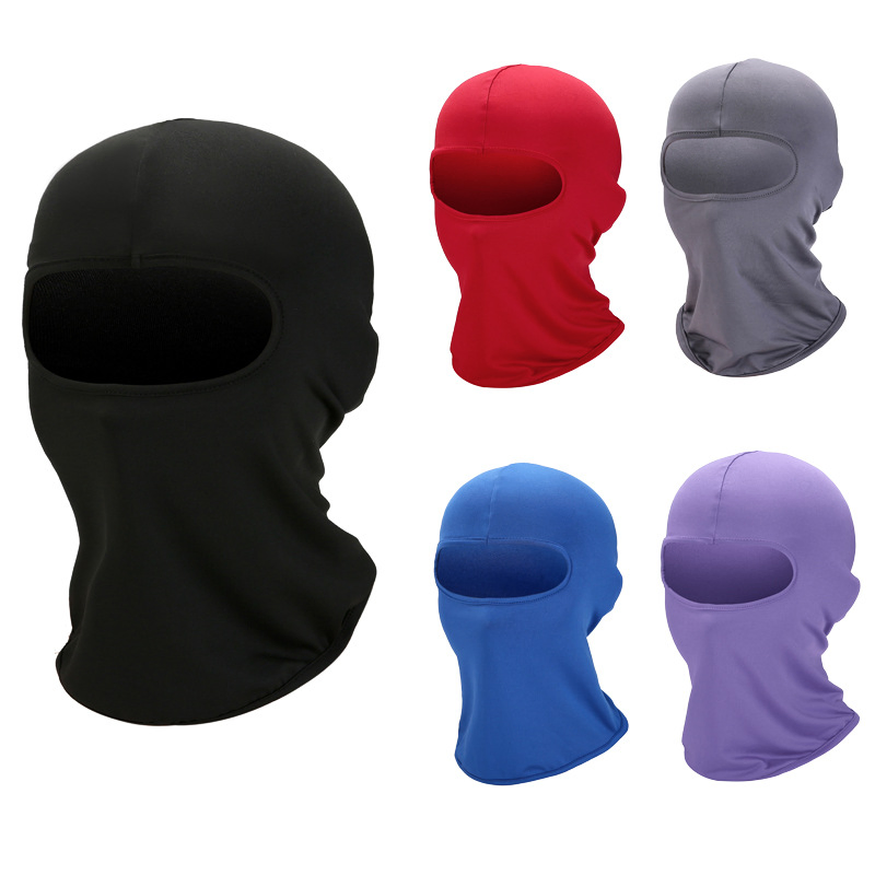 Custom Men Women Polyester Bicycle Cycling Sports Breathable Full Face Cover Ski Mask Balaclava
