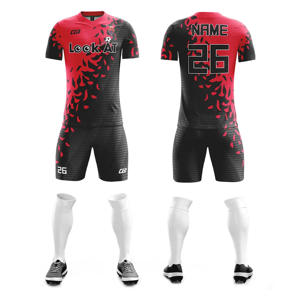 OEM ODM Adults Soccer Uniform Cheap Quick Dry Soccer Jerseys