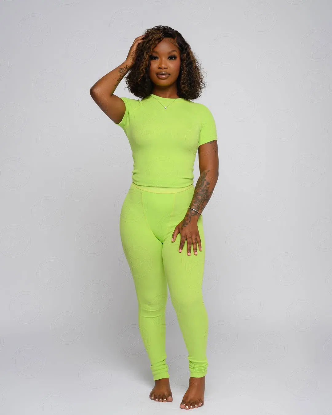 Custom Loungewear Womens Leggings Custom Lounge Wear Ladies Knitted Tank Top Pant Two Piece Ribbed Set Two Piece Set Women