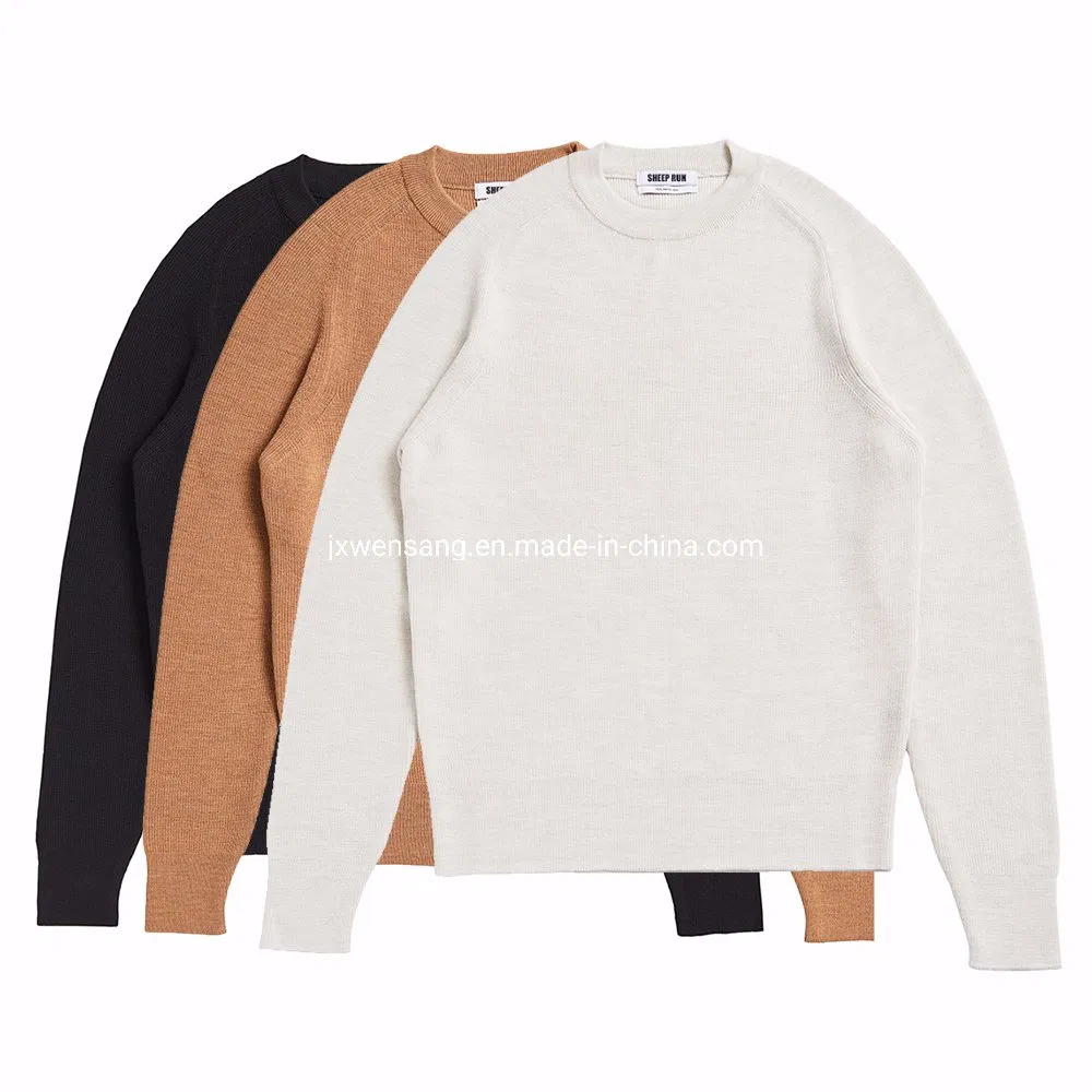 Merino Clothing Nz Women′s Pullover 100% Natural Merino Wool Crew Neck Sweater Jumper
