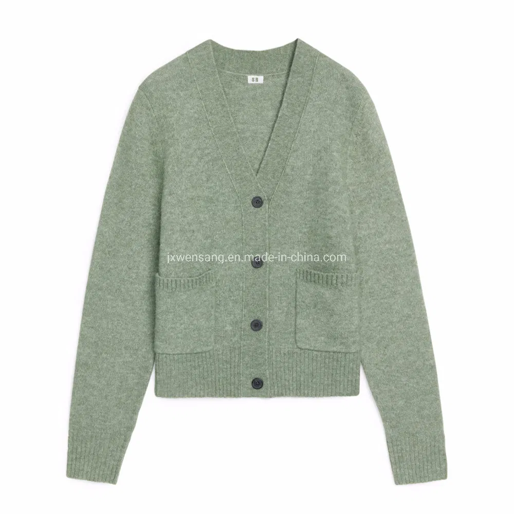 Knitwear Merino Clothes Women&prime; S Jumper Australian 100% Natural Super Fine Merino Wool Cardigan Sweater