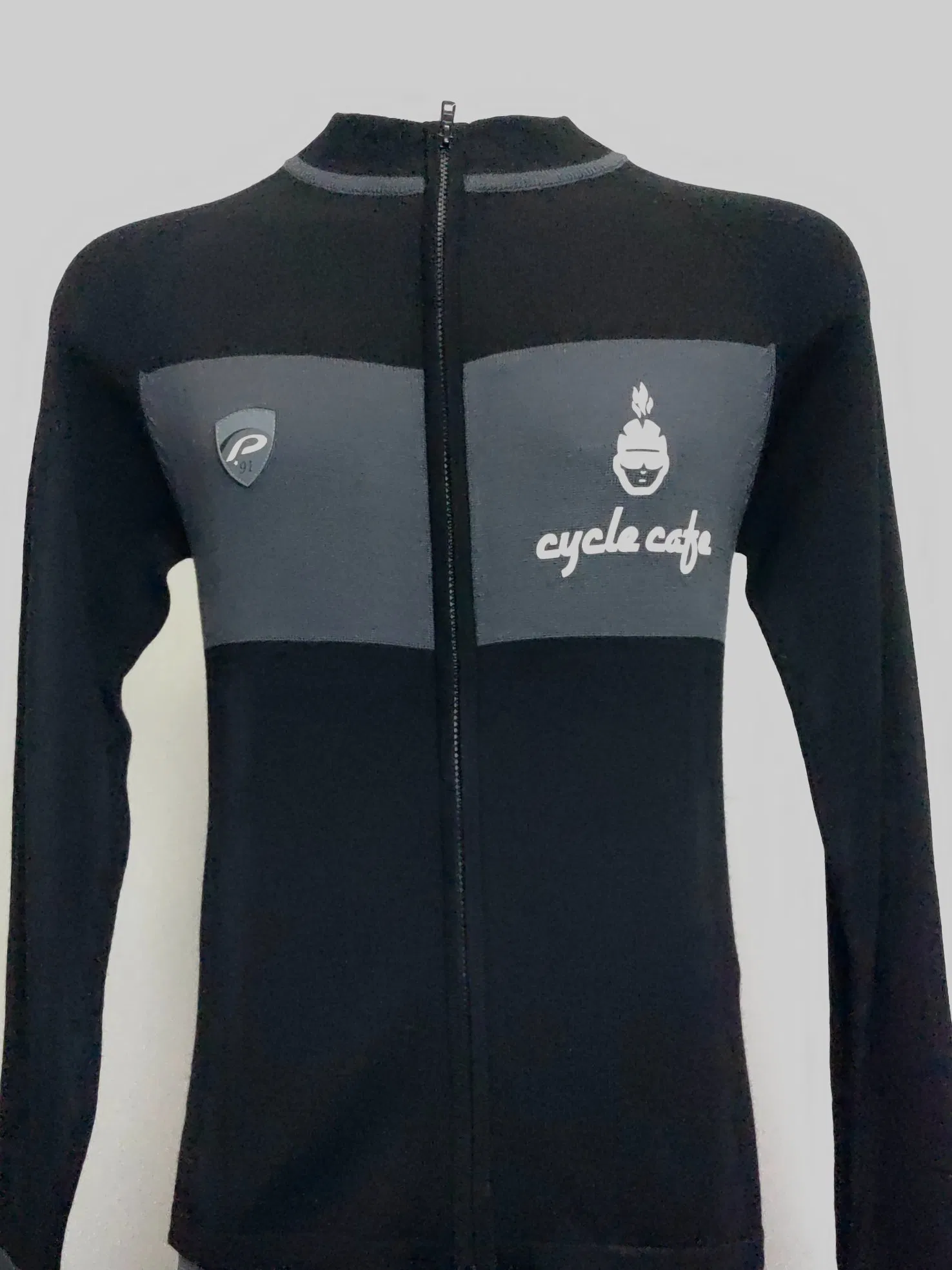 Men&prime;s Sports Merino Wool Cycling Bicycle Jersey MID Layer Jacket