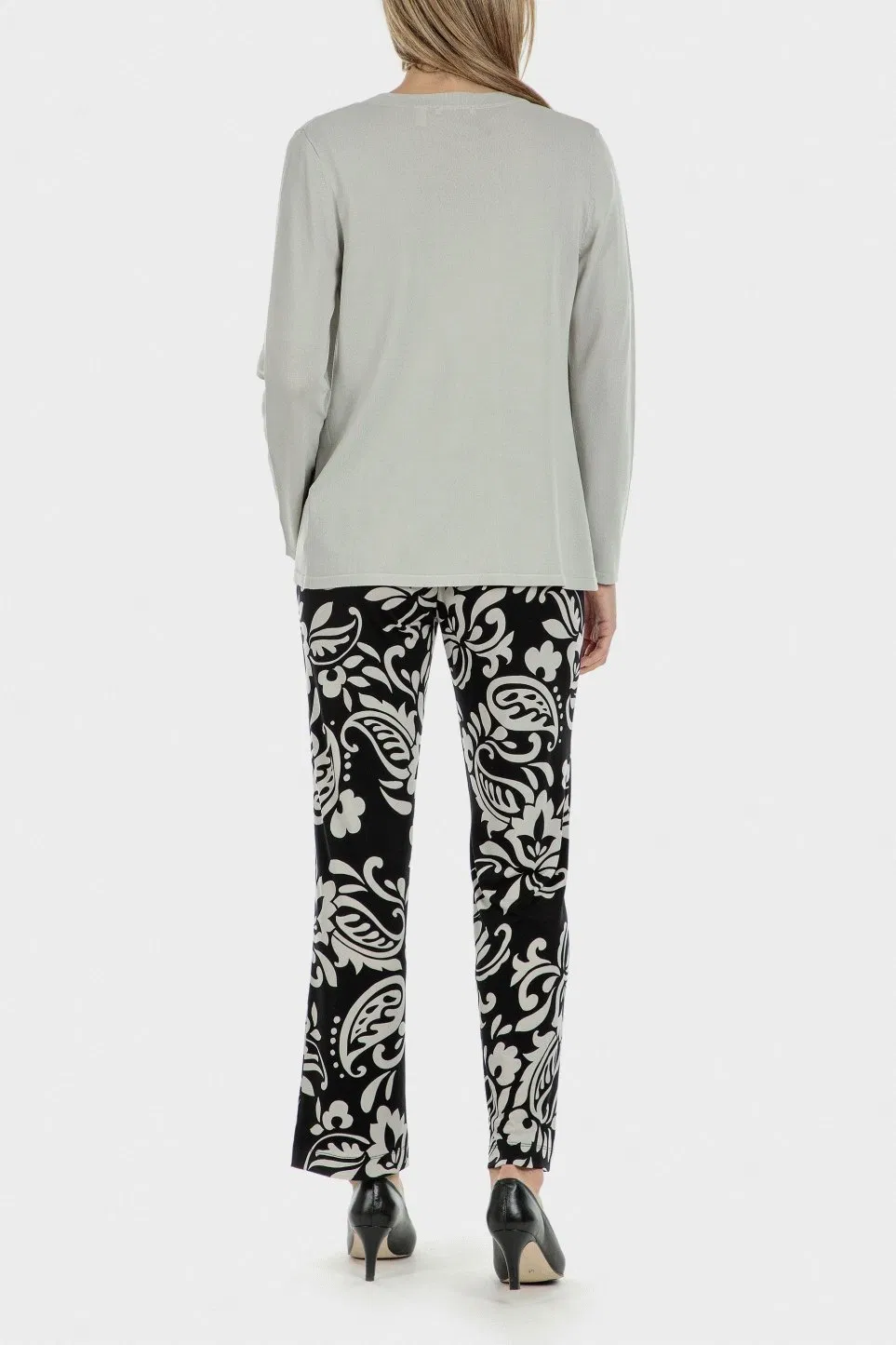 Women&prime;s Pointelle Long Sleeve Button up Cardigan Sweater