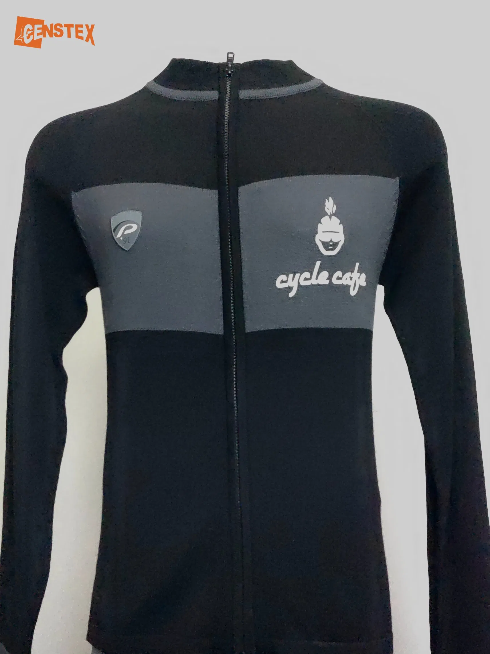Men′s Sports Merino Wool Cycling Bicycle Jersey MID Layer Jacket