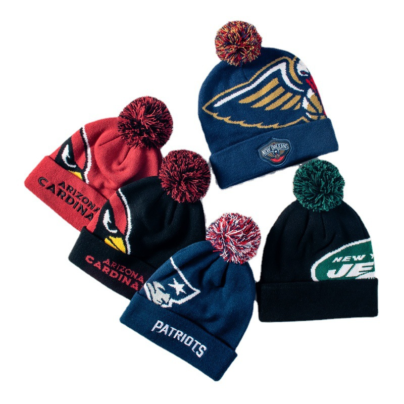 Custom Embroidered Acrylic Hip Hop POM POM Beanie Hat