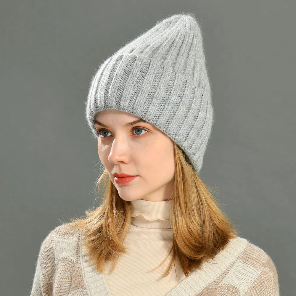 New Design Silk Lined Beanie Custom Logo Sleep Cap Winter Hats Wholesale Blank Unisex Satin Lined Knitted Beanie Hat