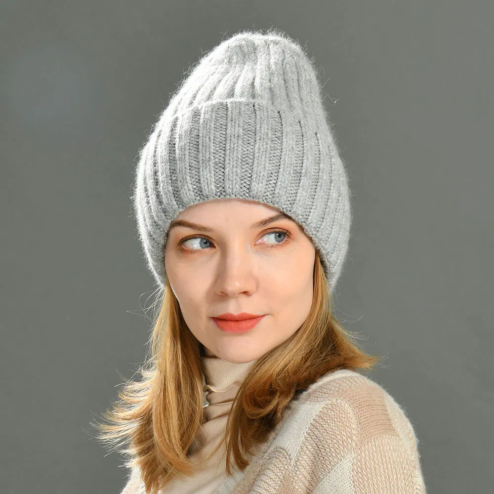 New Design Silk Lined Beanie Custom Logo Sleep Cap Winter Hats Wholesale Blank Unisex Satin Lined Knitted Beanie Hat