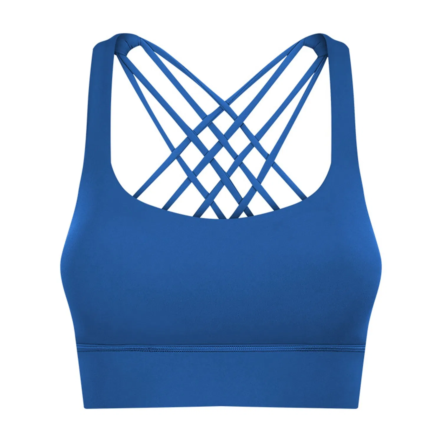Qumor Wholesale Spaghetti Straps Ladies Underwear Backless Sportswear Fitness Wear Sports Bra