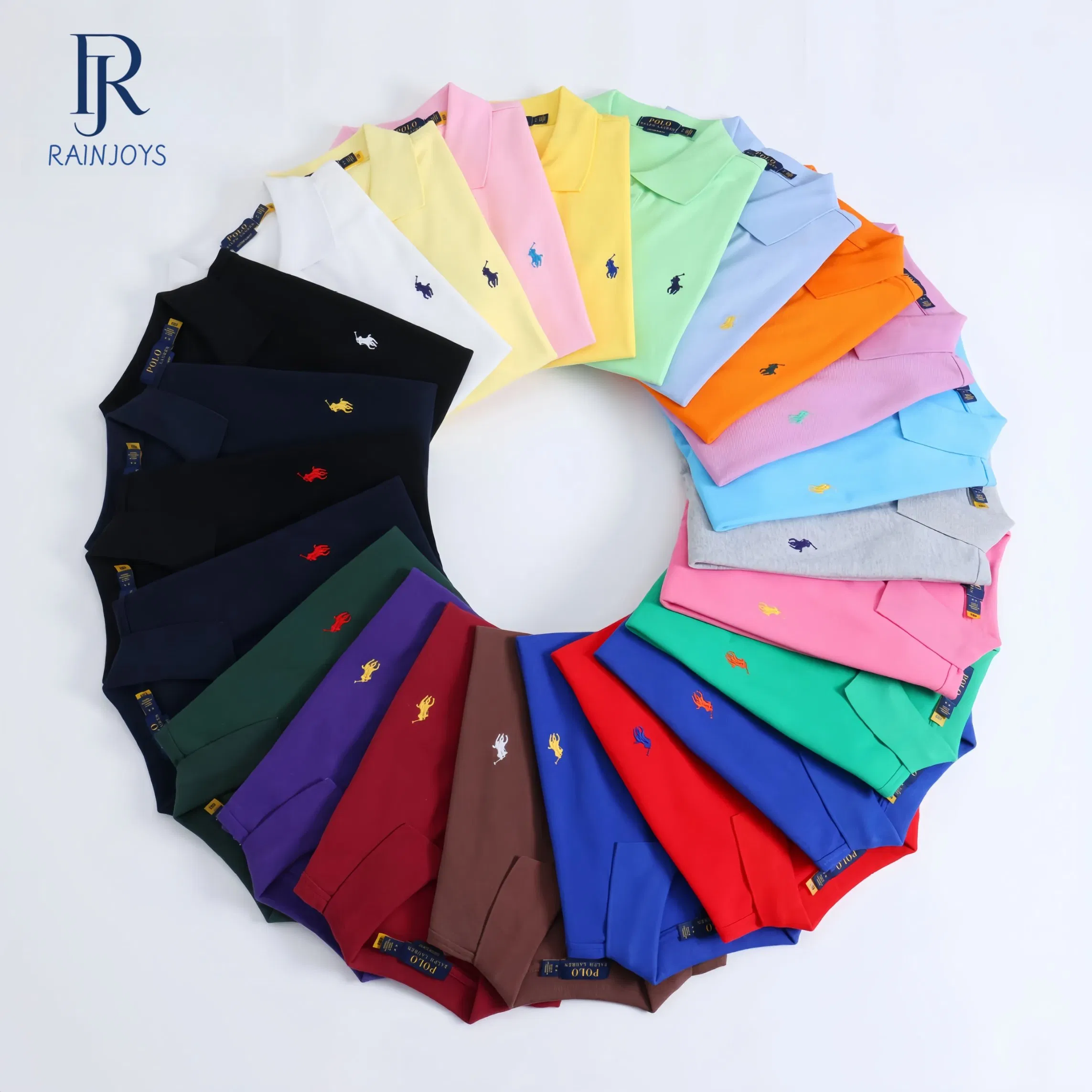 Designer Little Horse Cotton Men&prime;s Polo Shirts Embroidery Logo Golf Polo Shirt