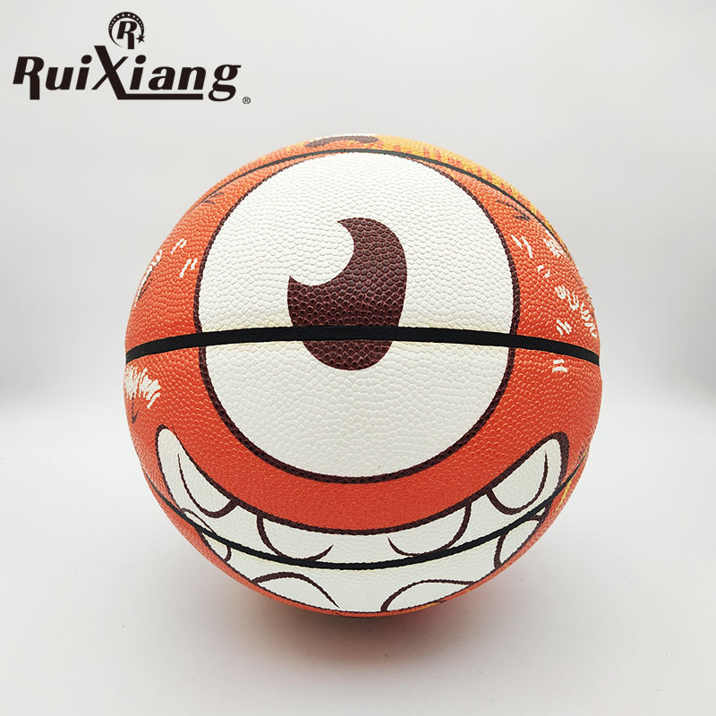 Personalized Colorful Spray Painted Basketball for Creative Fans