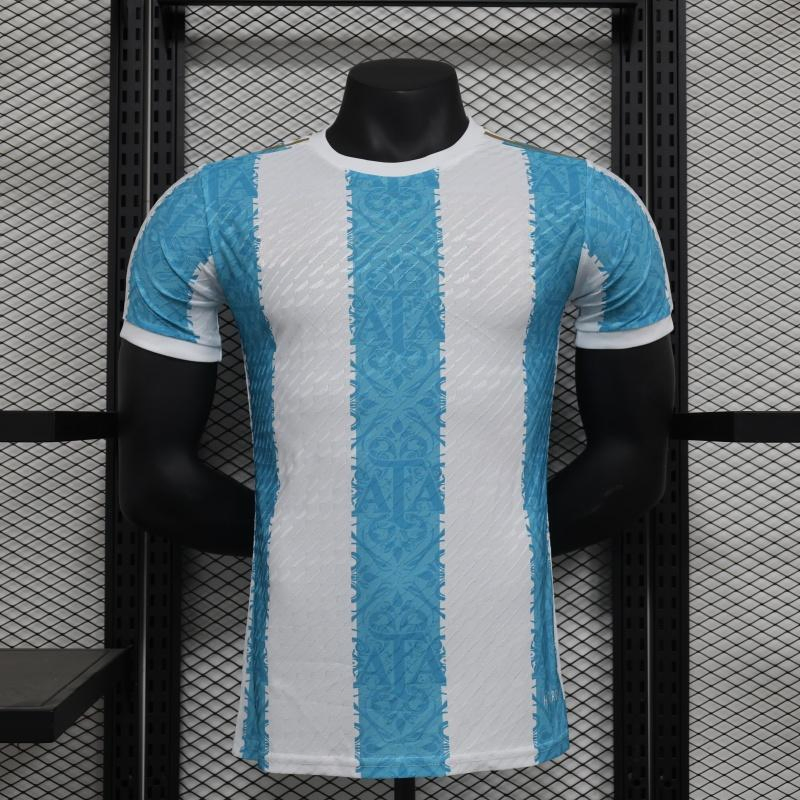 High-End Customized 2025 Fashion Light Luxury Argentina Soccer Team Soccer Jersey