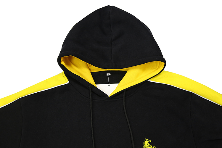 Healong Fashion Style Leisure Hoody Wholesale Men Blank Sports Wear Custom Black Hoodie Sweatshirts