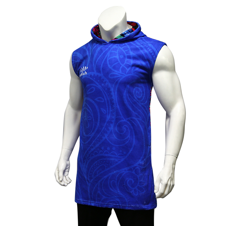Healong Custom Sleeveless Hoodie Wholesale Men&prime;s Cheap Hoodies