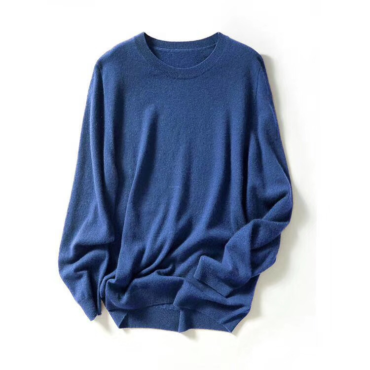 Men&prime;s Cashmere Pullover Knit Sweater