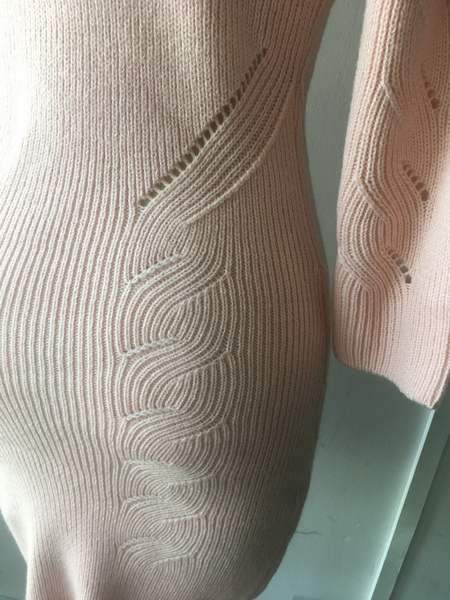 Wholesale 100%Acrylic Ladies&prime; S Knit Long Sweater