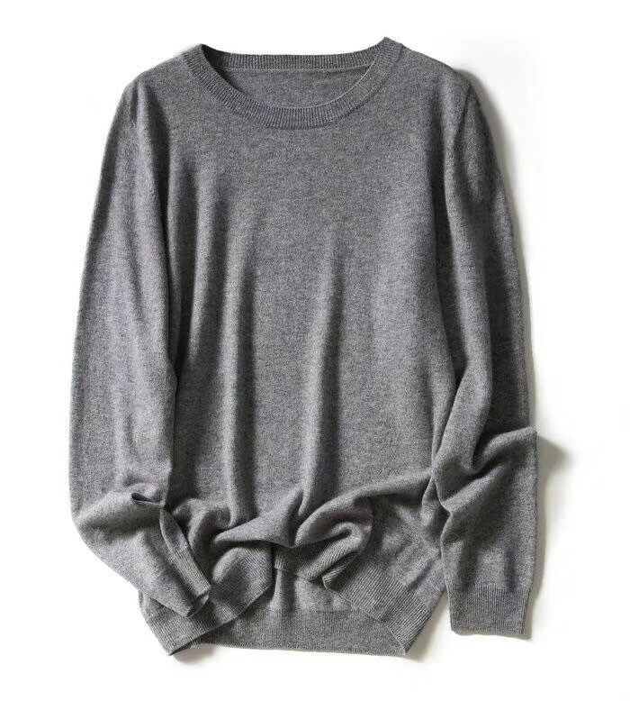 Men&prime;s Cashmere Pullover Knit Sweater