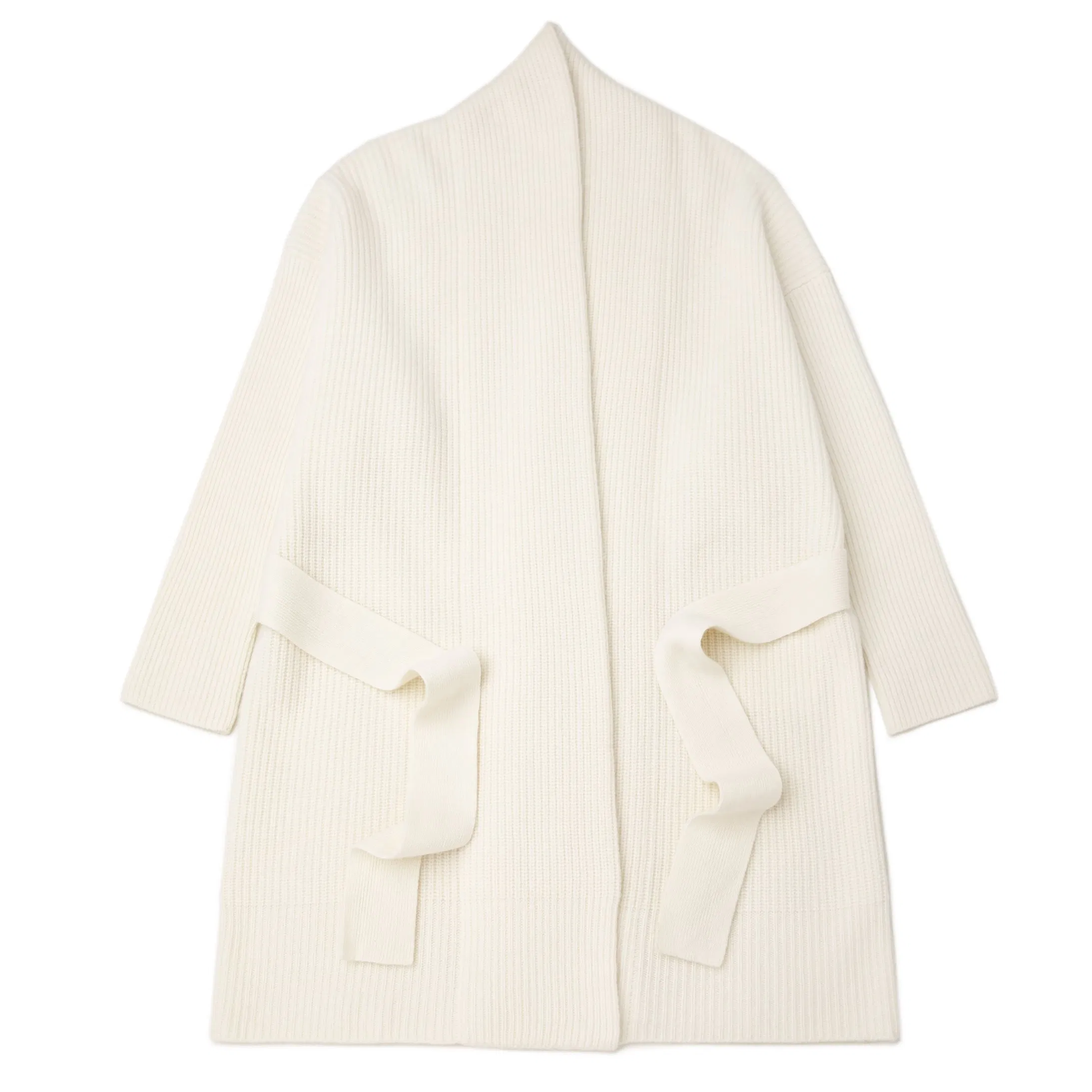 Premium Cashmere Sweater Knitting High-End Long Knitwear Luxurious Shawl Neck Cashmere Cardigan