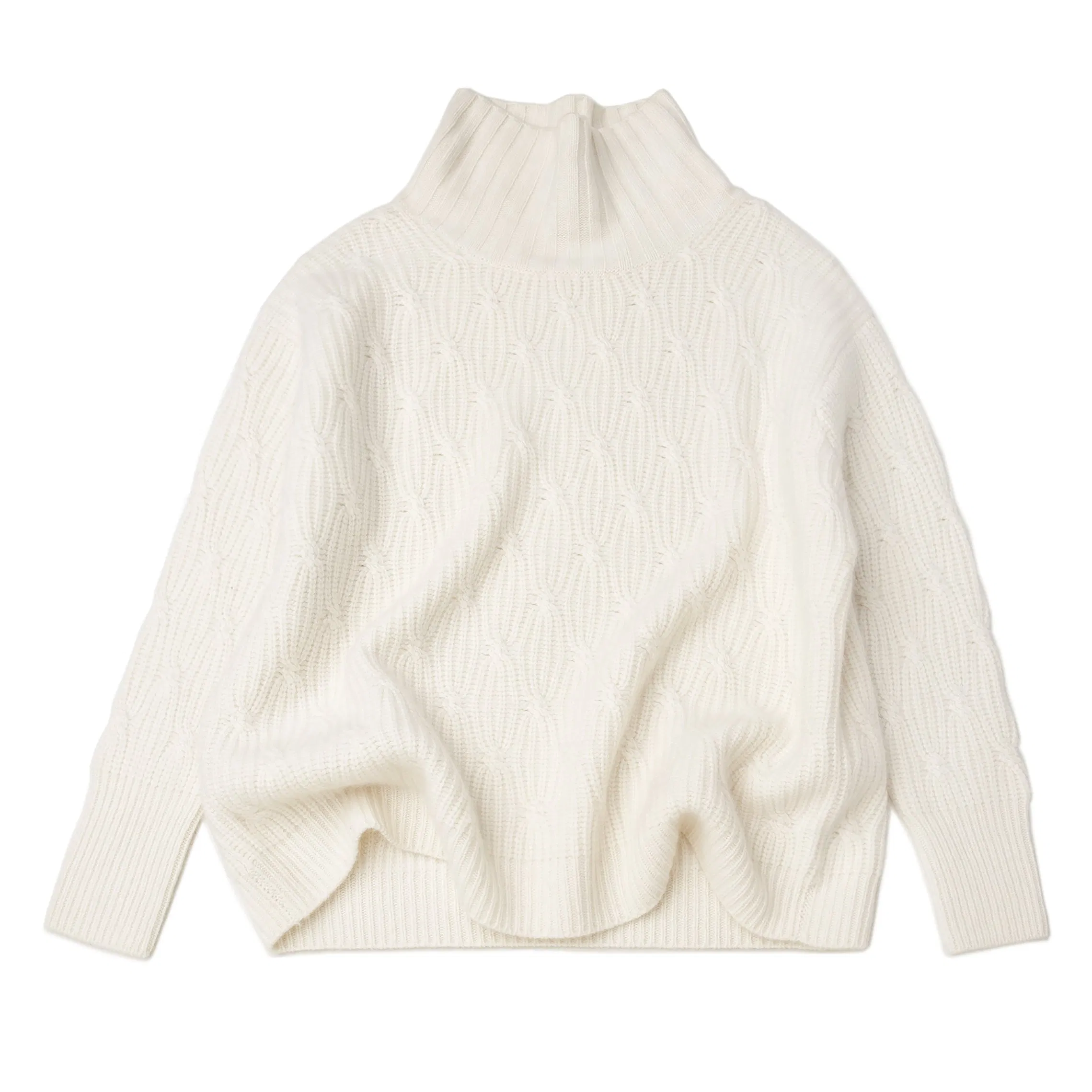 Luxury Pure Cashmere Sweater Knitting Women Turtule Neck Pullover Elegant Oversize Knitwear Premium Cashmere Pullover