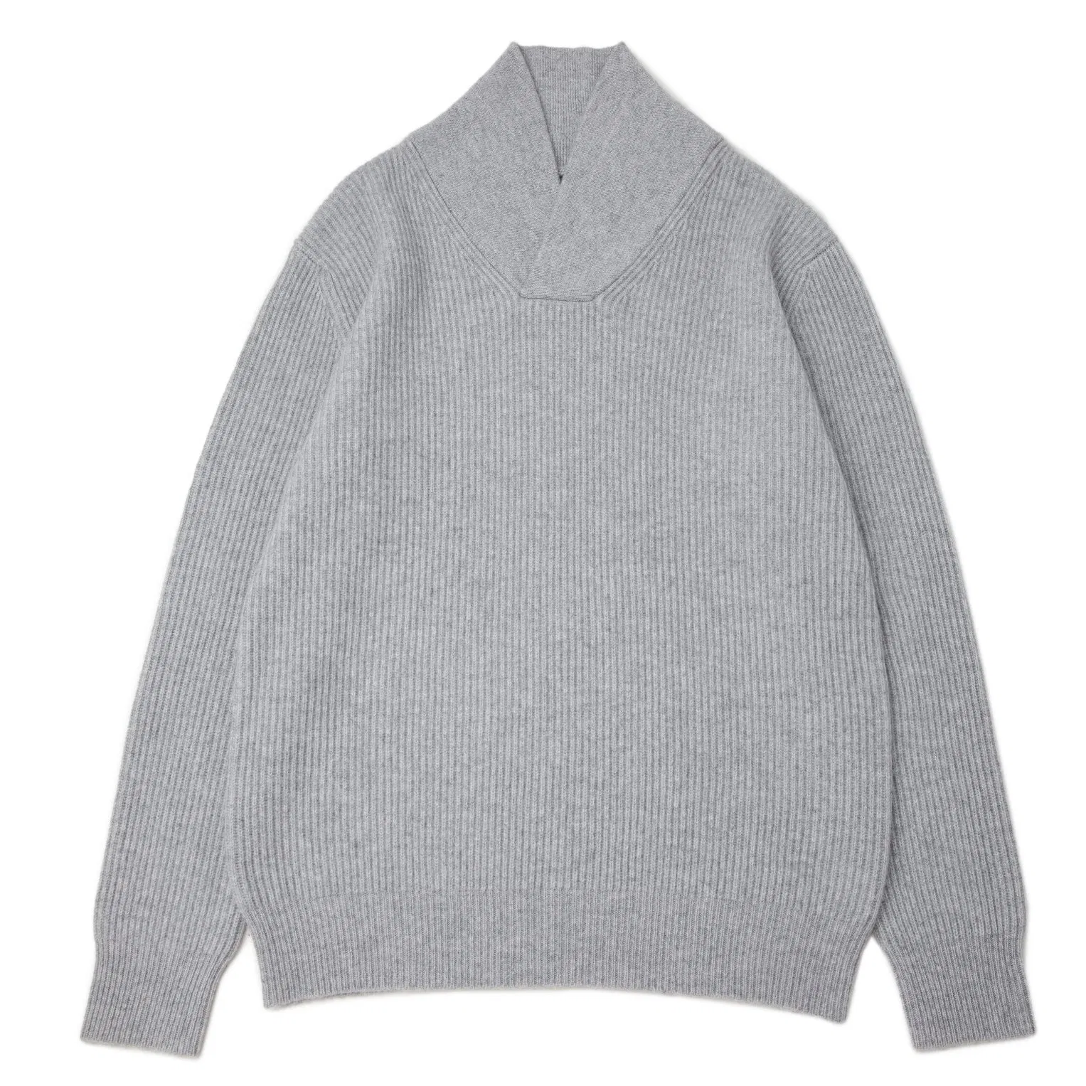 Premium Pure Cashmere Knitwear Men Cardigan Knitting Stitich Pullover Elegent Shawl Collar Sweater