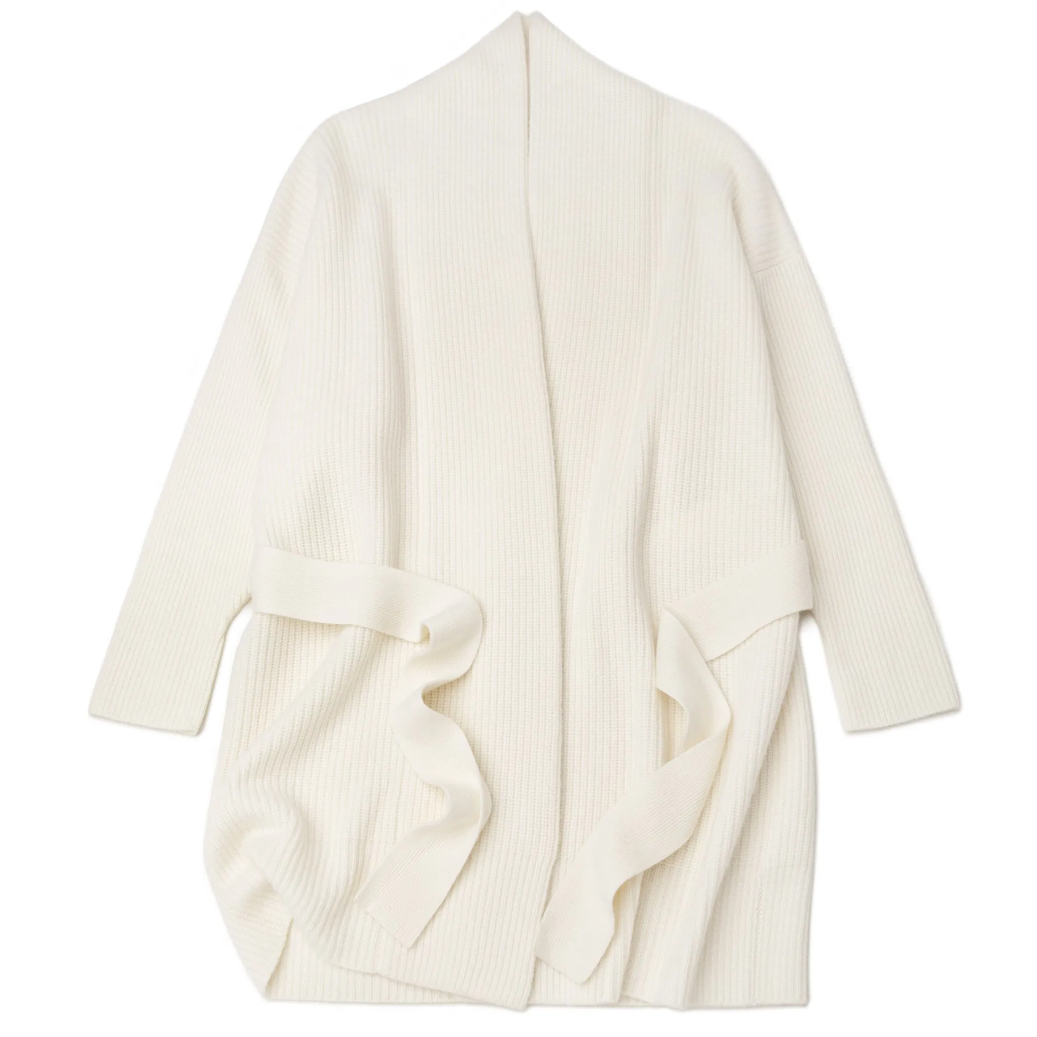 Premium Cashmere Sweater Knitting High-End Long Knitwear Luxurious Shawl Neck Cashmere Cardigan