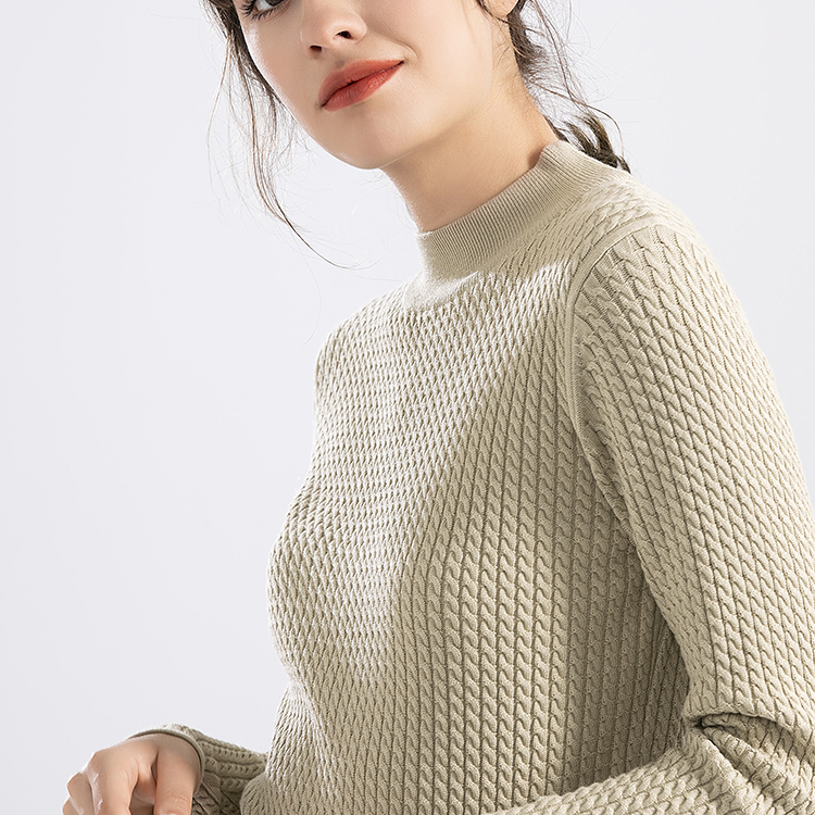 Women&prime;s Pullover Sweater - Durable Yarn Dye with Anti Pilling Feature