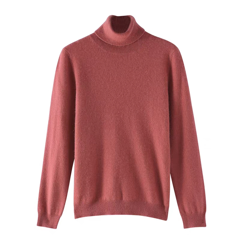 Women&prime; S Sweater New High Neck Long Sleeve Sweater