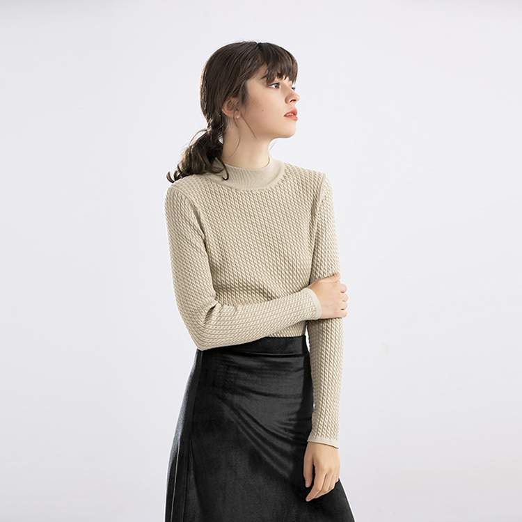 Women&prime;s Pullover Sweater - Durable Yarn Dye with Anti Pilling Feature