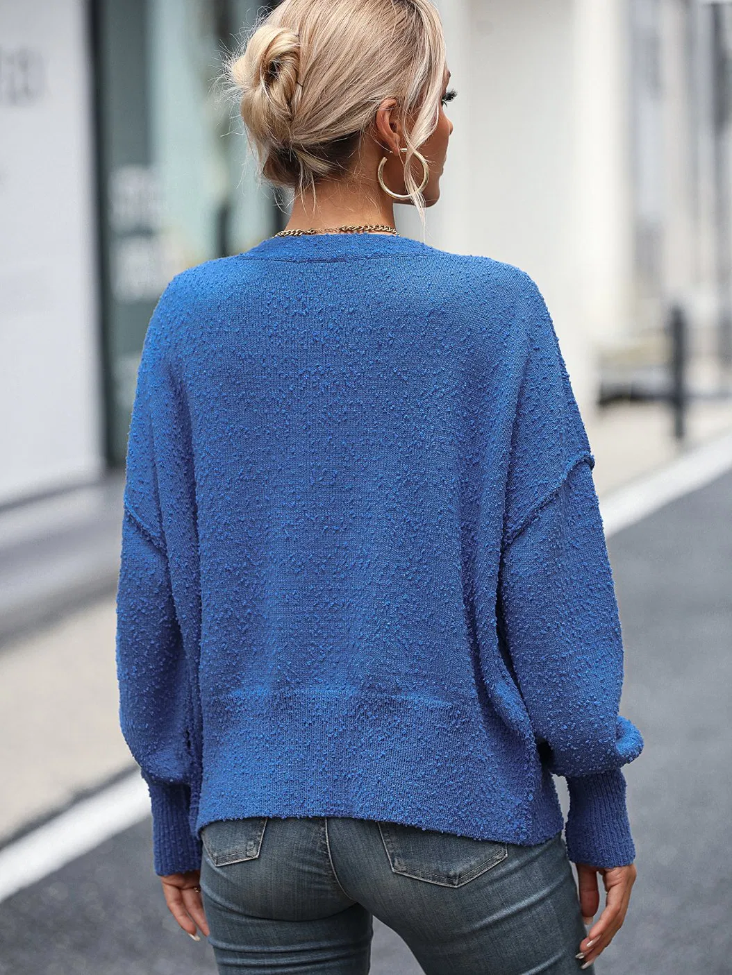 Elegant Women&prime;s Knitted Cardigan Sweater for Trendy Looks