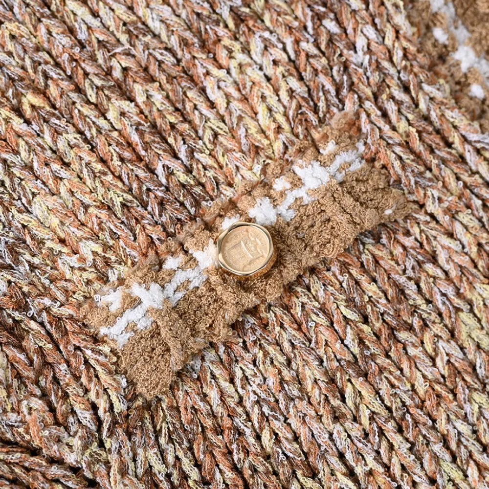 OEM Custom Fall New Arrival Designer Ladies Women Knitted Sweater Coat Cardigan