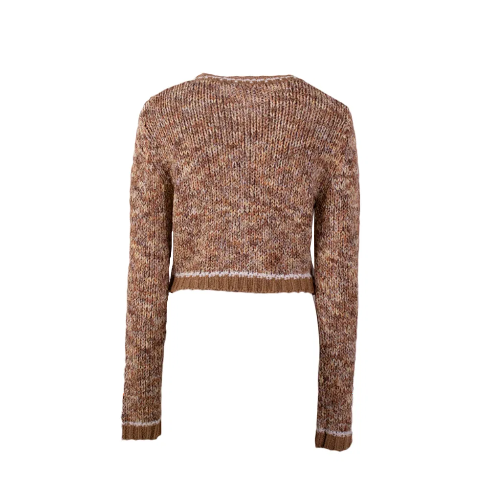 OEM Custom Fall New Arrival Designer Ladies Women Knitted Sweater Coat Cardigan