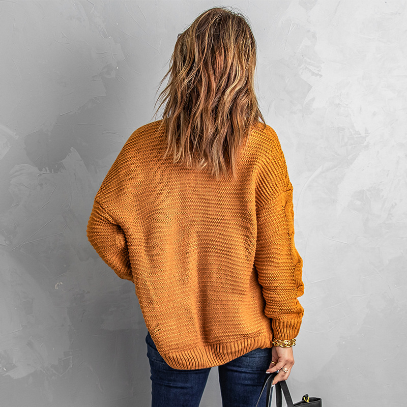 Spring Long Sleeve Knit Plus Size Luxury Women Sweater Cardigan