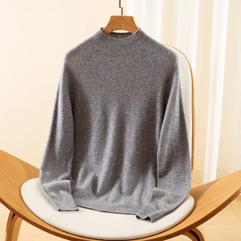 Women&prime;s Roundneck Jumper Ultra Soft Sweater - Premium 91% Wool and 9% Lurex