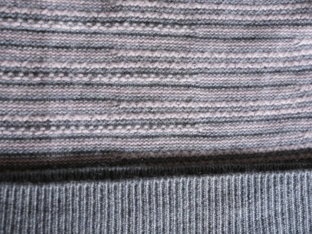 Luxury Women&prime;s Striped Jumper Sweater - 100% Cashmere 424G