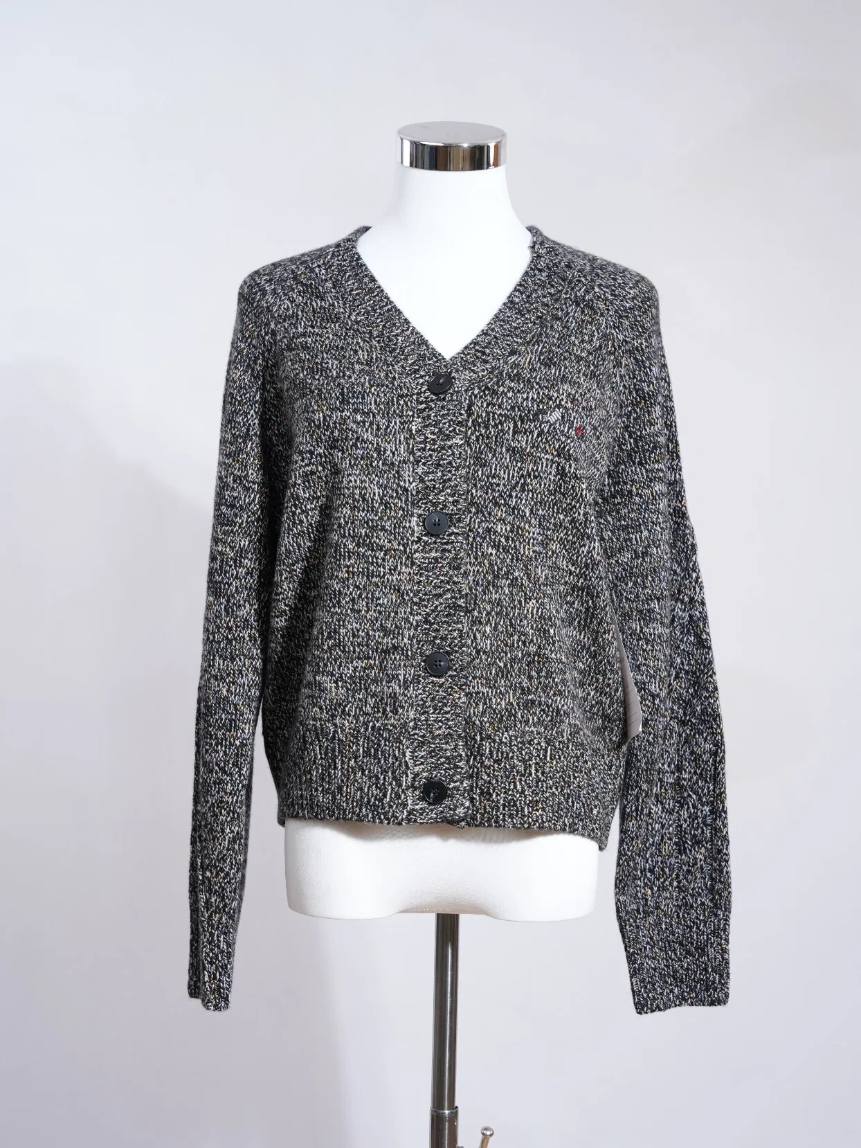 Women′s Cardigan Sweater 100% Wool - 379g Heavyweight Plus Thick for Winter