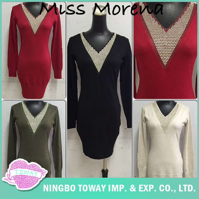 Spring Knitwear Clothing Long Style Ladies Vintage Womens Knitwear Sale