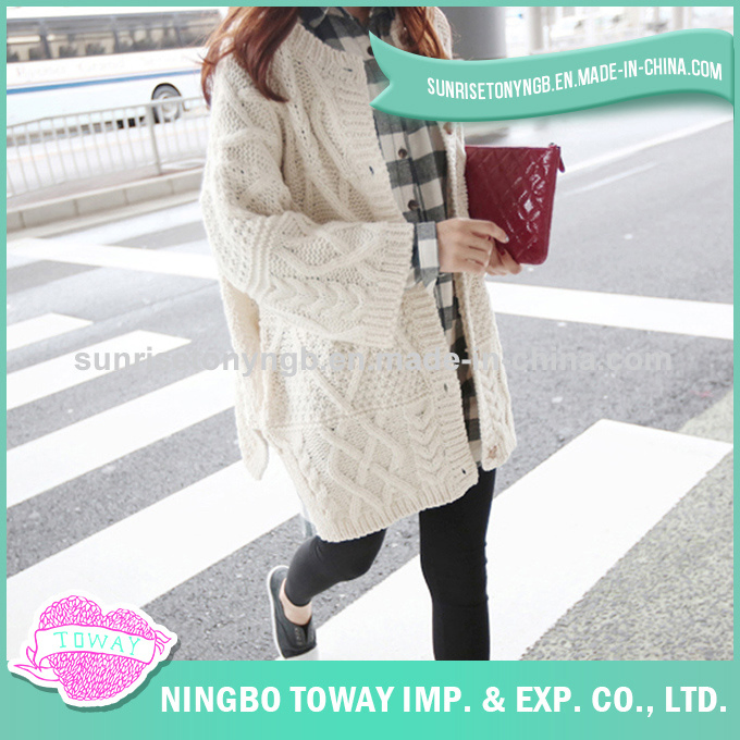 High Quality Wool Hand Knitting Child Winter Sweater