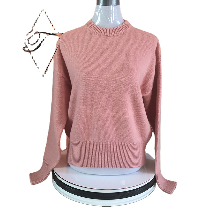 High Quality Cashmere Knitted Women′s Long Sleeve Sweaters.