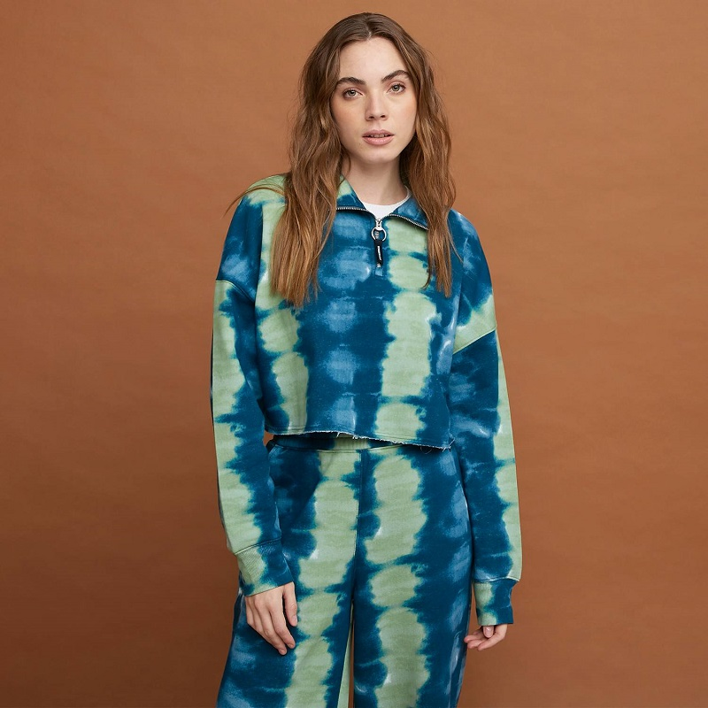 Womens Pullover Tie Dye Sweatshirts Top