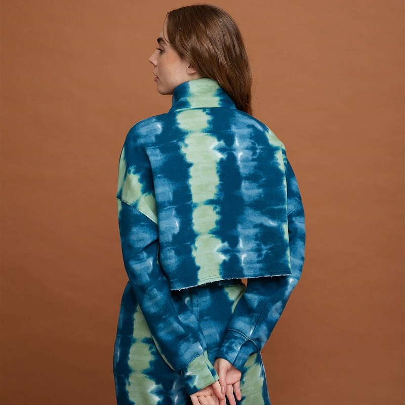 Womens Pullover Tie Dye Sweatshirts Top