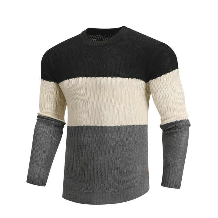 2024 Custom Logo OEM & ODM Winter Knitted Sweater Pullover Men′s Sweaters Knitted Fashion Men Clothes Knit Sweater Men