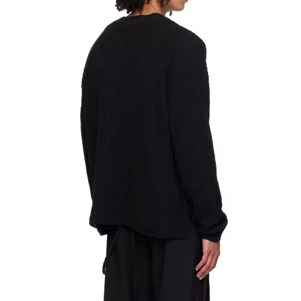 Oversized Long Sleeve Fashion Sweater Loose Jacquard Knitted Pullover Jumper Goth Unisex Skull Sweaters