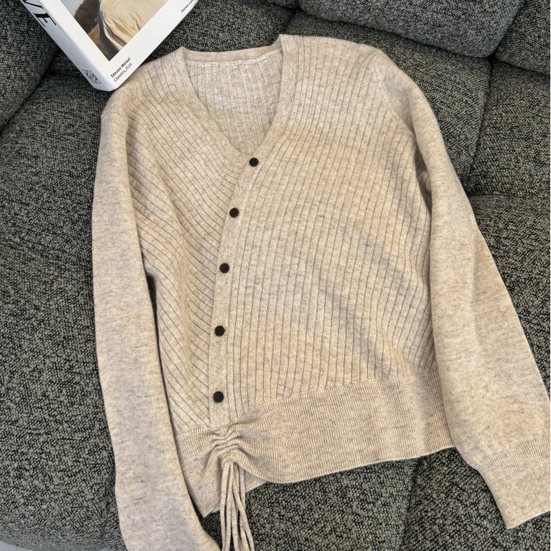 Manufacturer Outlet 63% Wool 28.2% Chinlon 8.8% Acrylic Pullover Lady Sweater