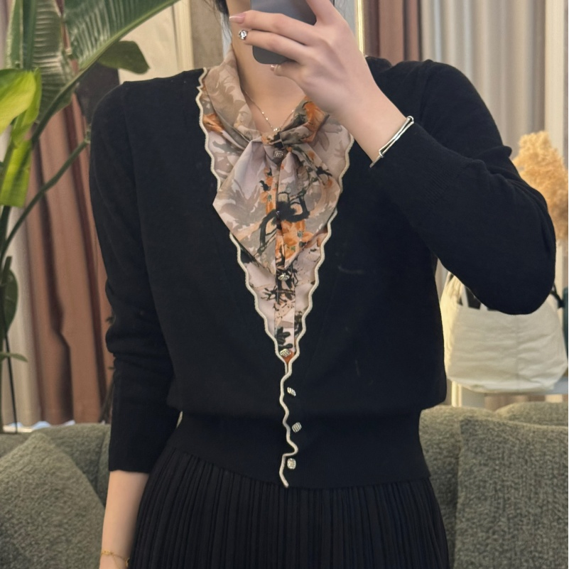 Custom OEM 31.3% Wool Long Sleeve Knitwear Sweater