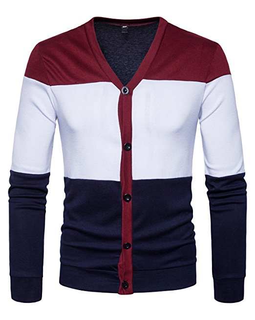 Custom Brand Men′s Fashion Knitted Sweater Cardigan