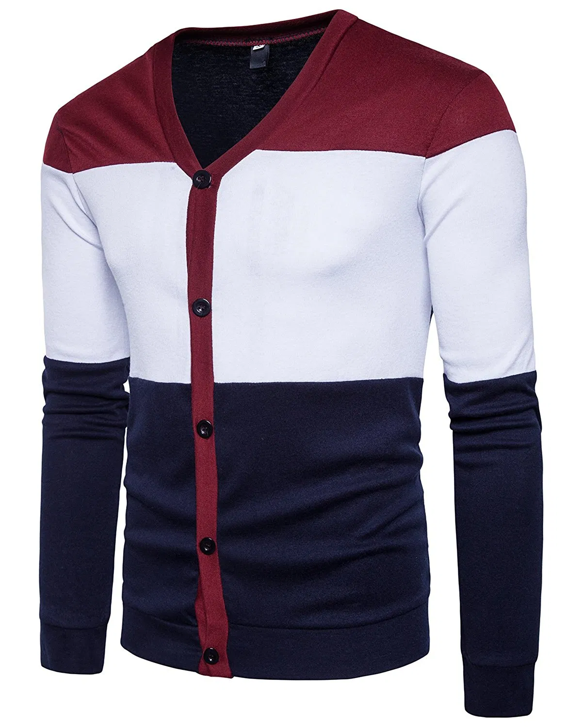 Custom Brand Men&prime;s Fashion Knitted Sweater Cardigan